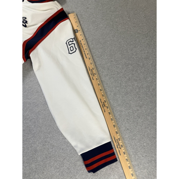 Polo Ralph Lauren Polo Bears 67 Baseball Jacket Mens Large White/Blue/Red - Picture 11 of 12